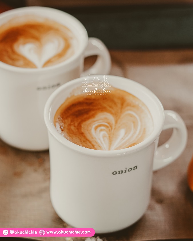 hot latte cafe onion anguk