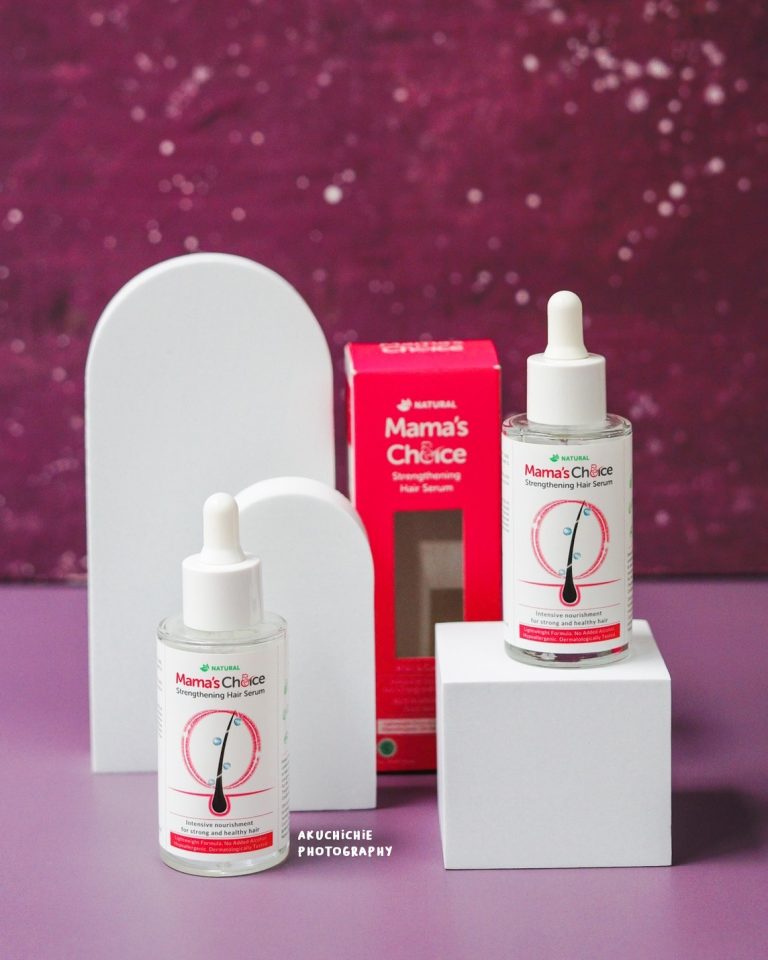 Menyuburkan Rambut Setelah Melahirkan dengan Mama’s Choice Strengthening Hair Serum