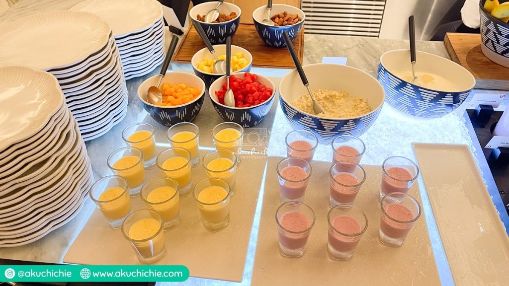 Menu sarapan di St Regis Jakarta