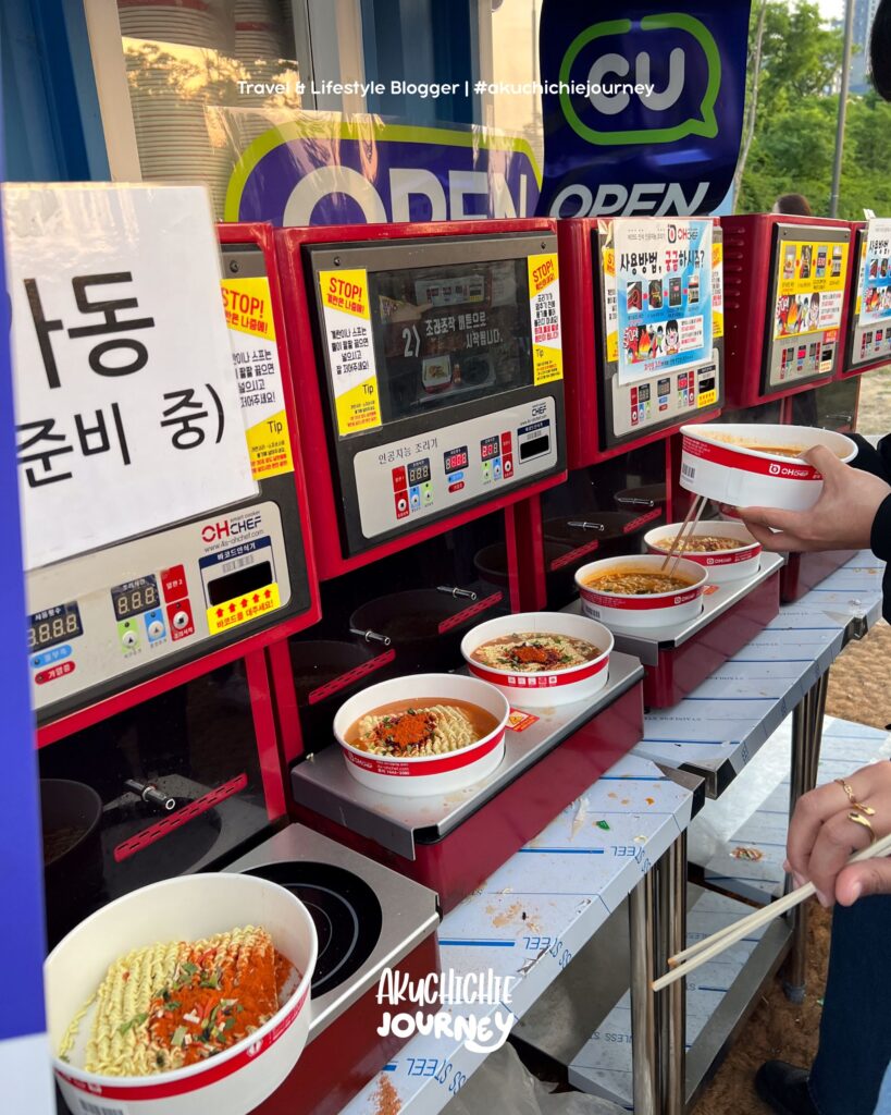 Makan ramen ala drama Korea